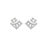 18k Yellow Gold and Diamond Stud with gold weight of 3.03g